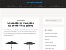 Tablet Screenshot of materialdeacampada.com